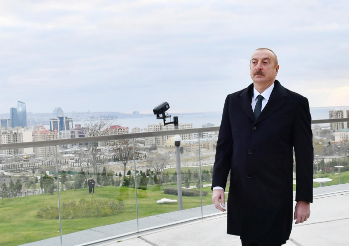    İlham Əliyev Mərkəzi Parkın ikinci hissəsinin açılışında -  YENİLƏNİB     
