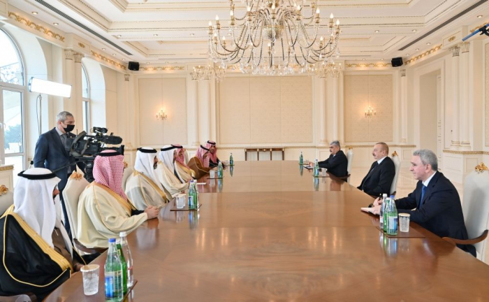  President Ilham Aliyev receives delegation led by Minister of Investment of Kingdom of Saudi Arabia 