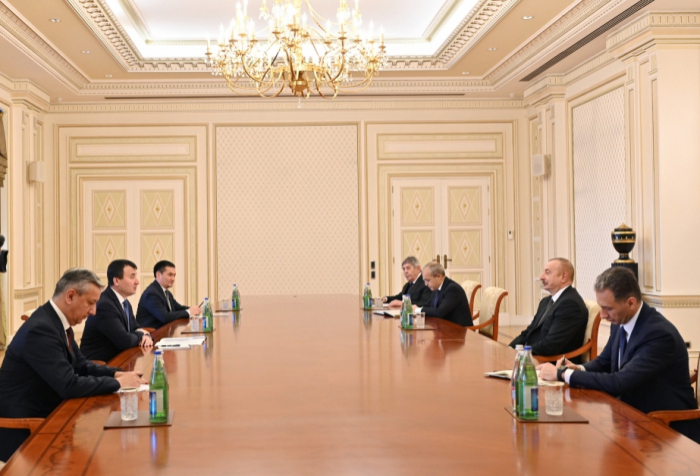   Presidente Ilham Aliyev recibe al Viceprimer Ministro de Uzbekistán  