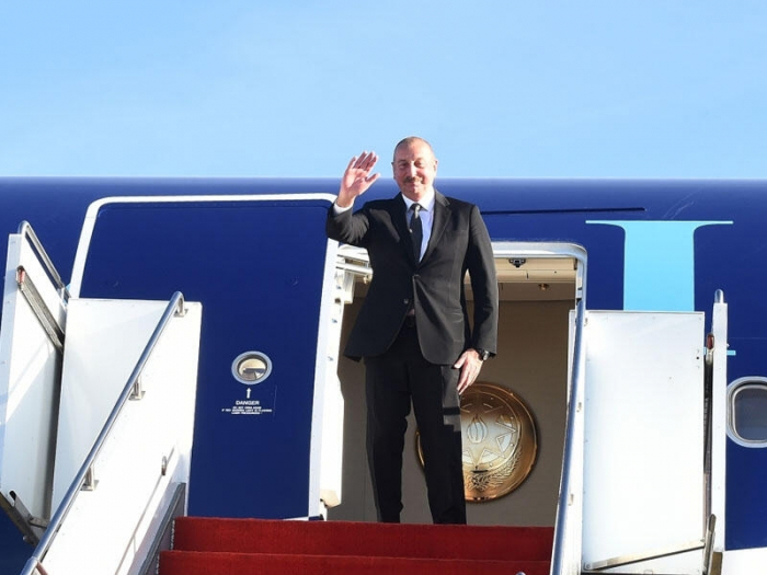  Presidente Ilham Aliyev finaliza su visita de trabajo a Rumanía 