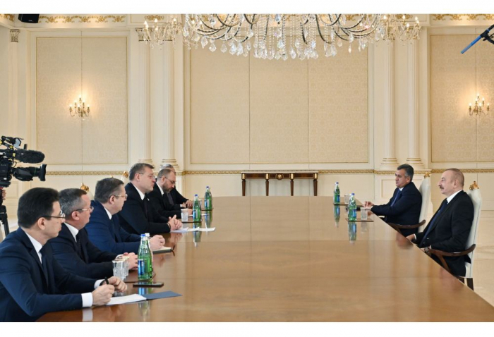 President Ilham Aliyev receives Governor of Russia