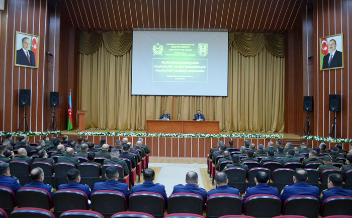   Training-methodological sessions held with officers and psychologists ended - Azerbaijan MoD   