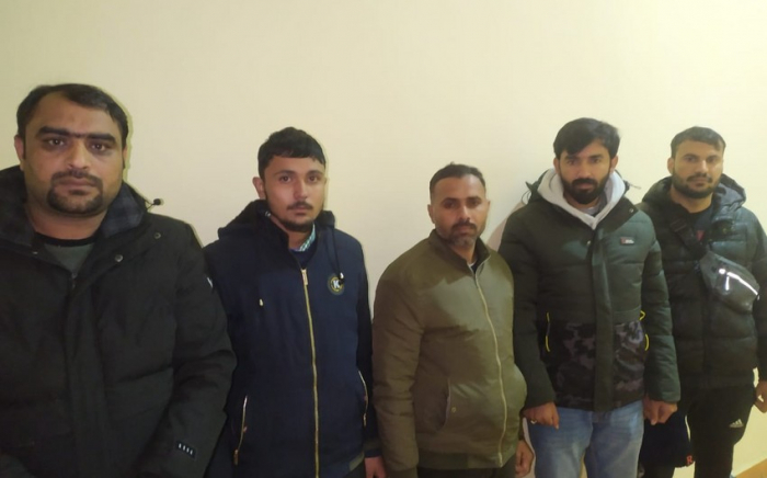 Azərbaycan sərhədindən qanunsuz keçmək istəyən pakistanlılar saxlanılıblar Azərbaycan sərhədindən qanunsuz keçmək istəyən pakistanlılar saxlanılıblar