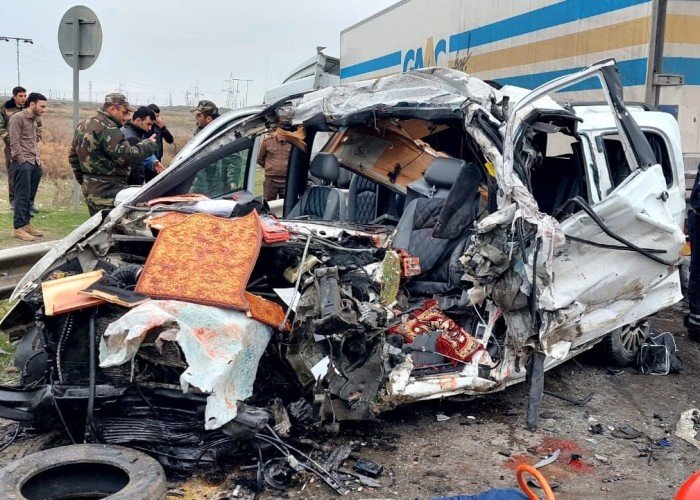  Bakı-Quba yolunda qəza:  6 nəfər ölüb  