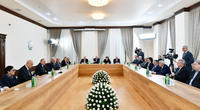  President: Two weeks after Heydar Aliyev had been removed from all positions, Armenian nationalists raised their heads 