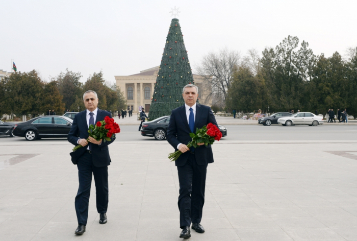 El representante plenipotenciario del Presidente de Azerbaiyán en la República Autónoma de Najchiván se presentó al público