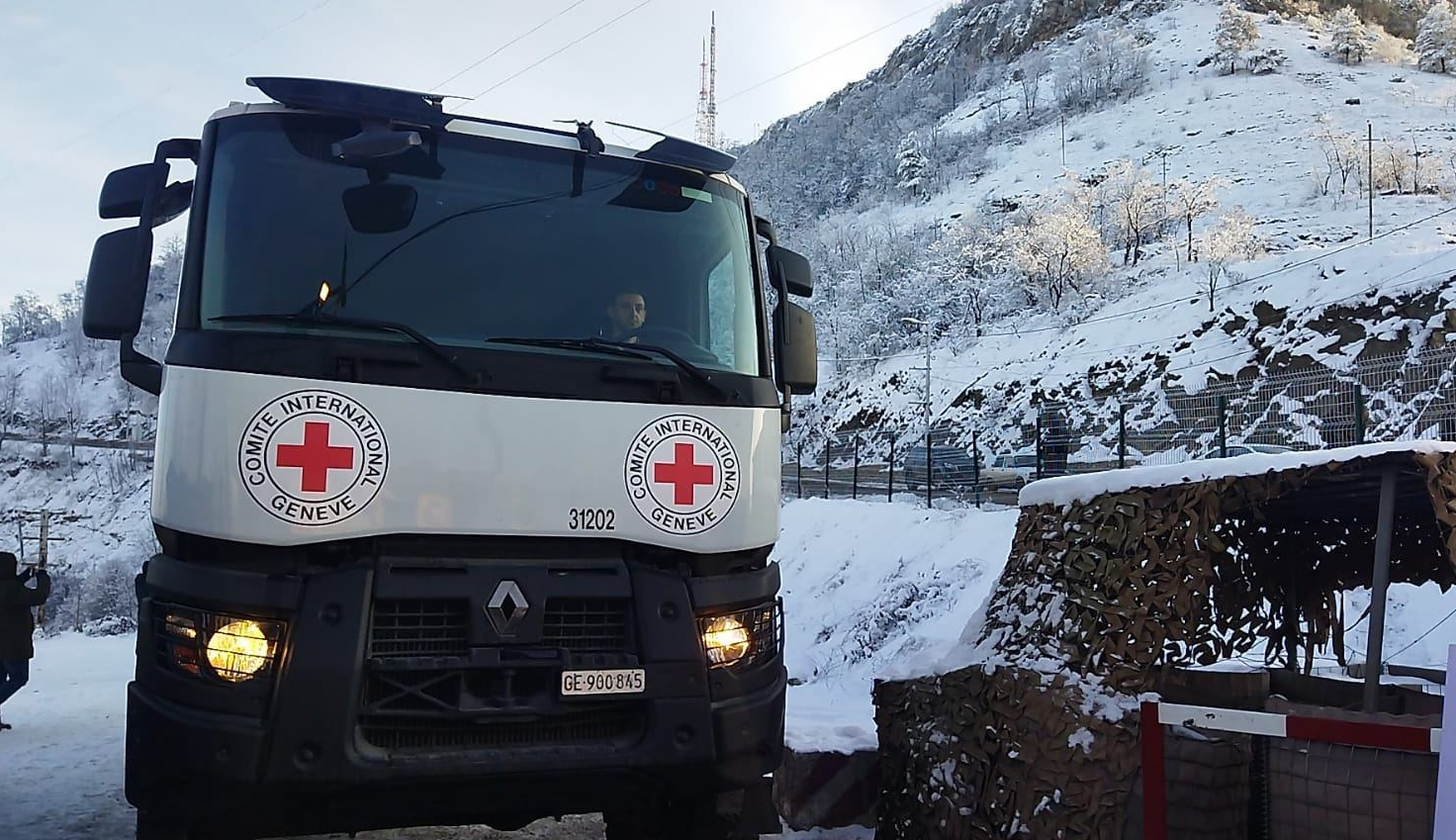 More ICRC vehicles pass freely along Azerbaijan