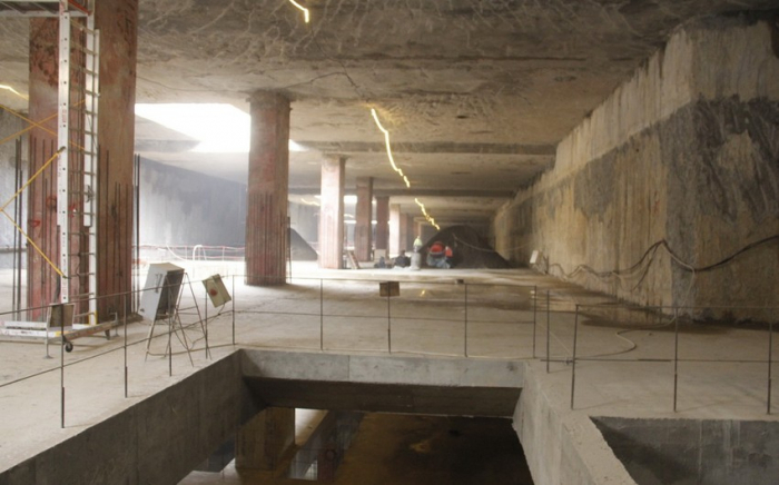    Bakı Metropoliteni:    “B-04” stansiyasının üçüncü səviyyəsinin inşası başa çatıb  
