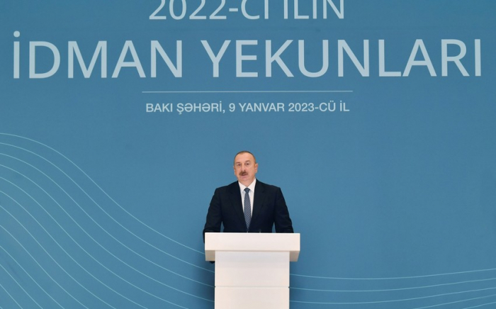   Ilham Aliyev schätzte die landesweiten Wettkämpfe der letzten Jahre sehr  