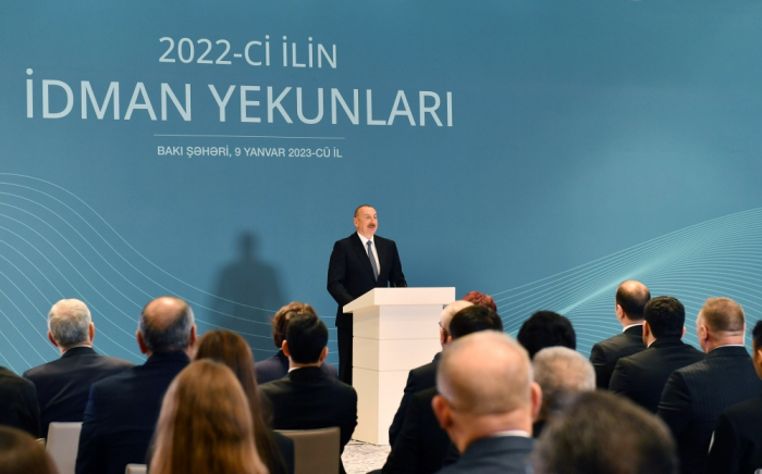     Aserbaidschanischer Präsident:   Die Abhaltung internationaler Sportwettkämpfe in befreiten Gebieten hat eine große historische Bedeutung  
