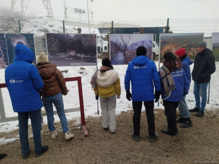 Photo exhibition organized in area of ​​peaceful protests of Azerbaijani eco-activists in Karabakh