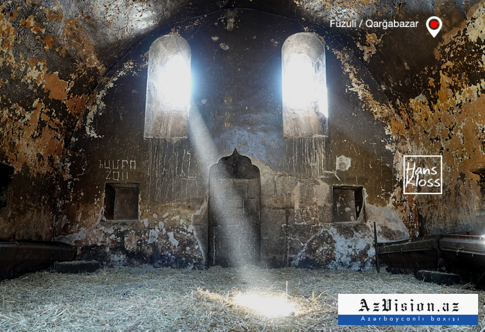   Beweis für einen weiteren armenischen Vandalismus an religiösen Denkmälern -   FOTOS    