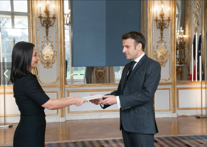   Azerbaijani ambassador presents credentials to French president  