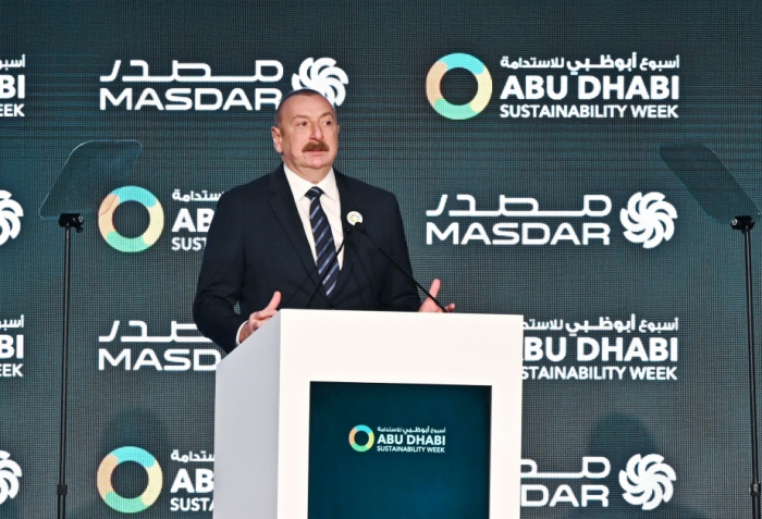 Präsident Aliyev:  Heute deckt Aserbaidschan nicht nur seinen gesamten Bedarf mit Energie, sondern exportiert auch Öl, Gas und Strom 