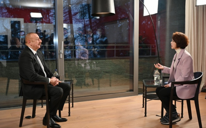  President Ilham Aliyev interviewed by China