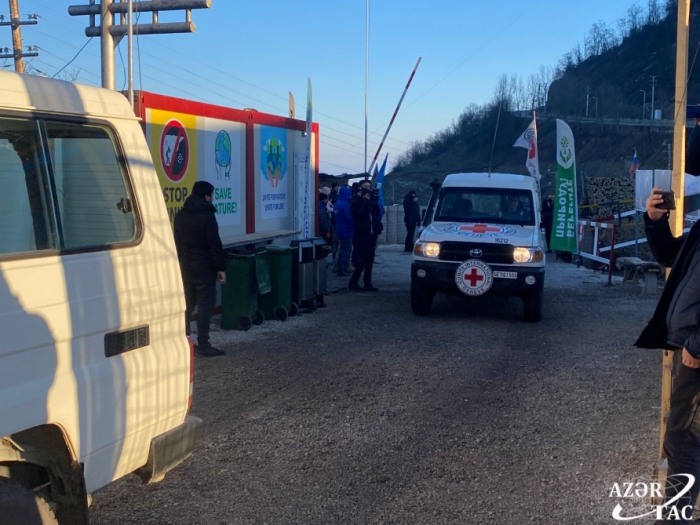  Five ICRC vehicles pass freely through Lachin-Khankandi road 