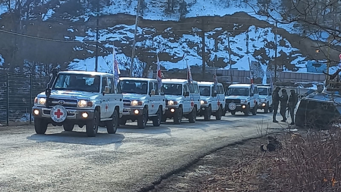   58 vehicles of Russian peacekeepers and ICRC passed along Lachin-Khankandi road over past day  