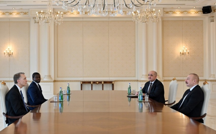 Ilham Aliyev empfing den Beamten der Gesellschaft "Brookfield Asset Management"