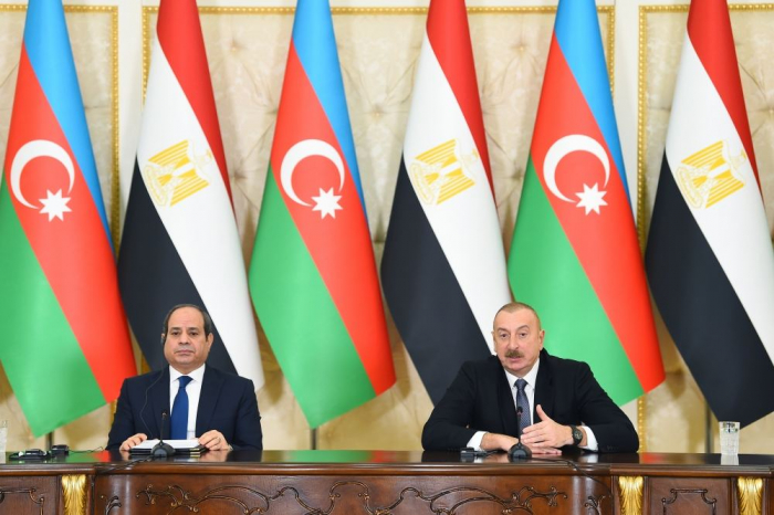 Ilham Aliyev and Abdel Fattah El-Sisi make press statement - UPDATED