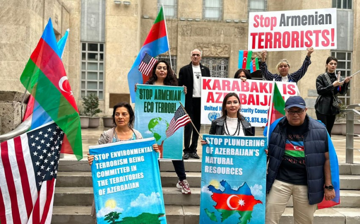   Als Protest gegen den armenischen Ökoterrorismus wurde in den USA eine Aktion durchgeführt   - FOTOS    