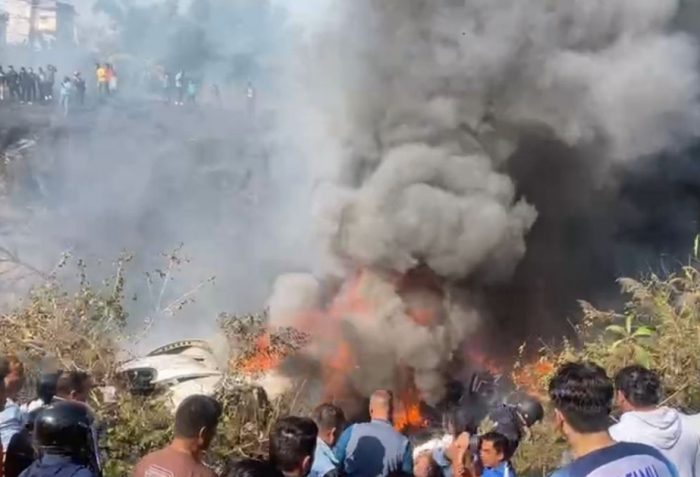   Plane with 72 people on board crashes in Nepal  