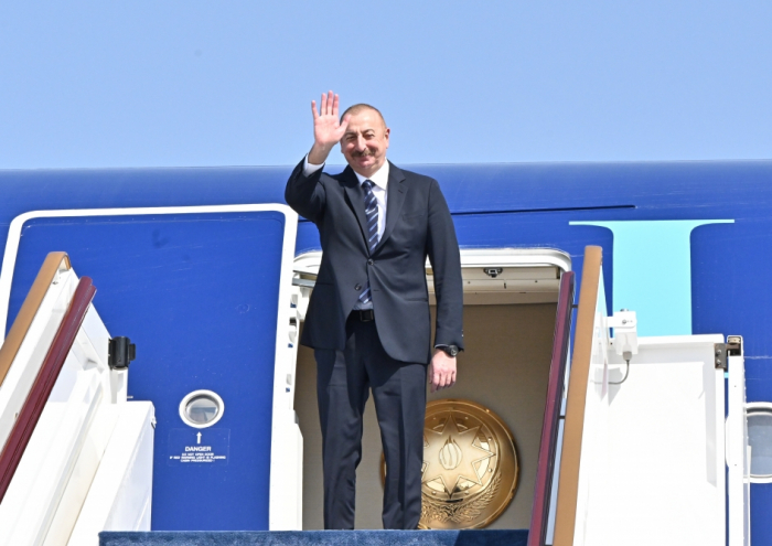   President Ilham Aliyev completes his working visit to United Arab Emirates  