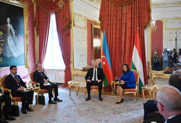   Presidente Ilham Aliyev: "La energía ocupa el primer lugar en la agenda azerbaiyano-húngara"  