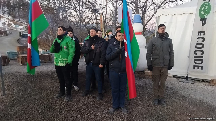 Peaceful protest of eco-activists still continues on Azerbaijan