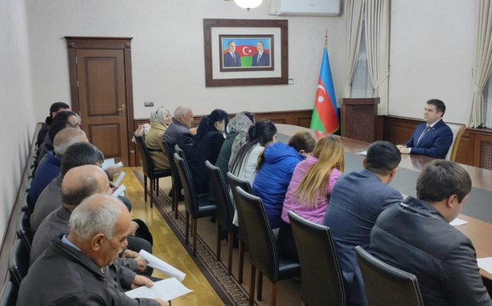 Süleyman Nemətovun nazir kimi ilk vətəndaş qəbulu  
