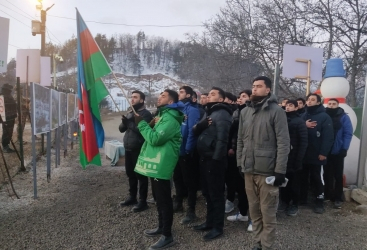   La protesta en la carretera Khankandi-Lachin continúa durante 44 días  