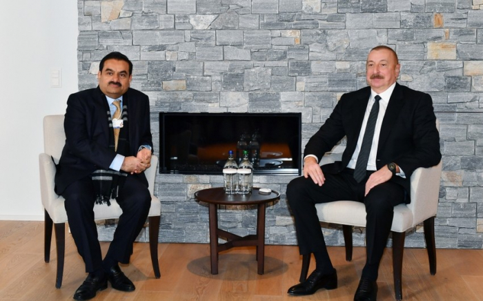 Prezident "Adani Group" şirkətinin sədri ilə görüşdü - YENİLƏNİB Prezident "Adani Group" şirkətinin sədri ilə görüşdü - YENİLƏNİB