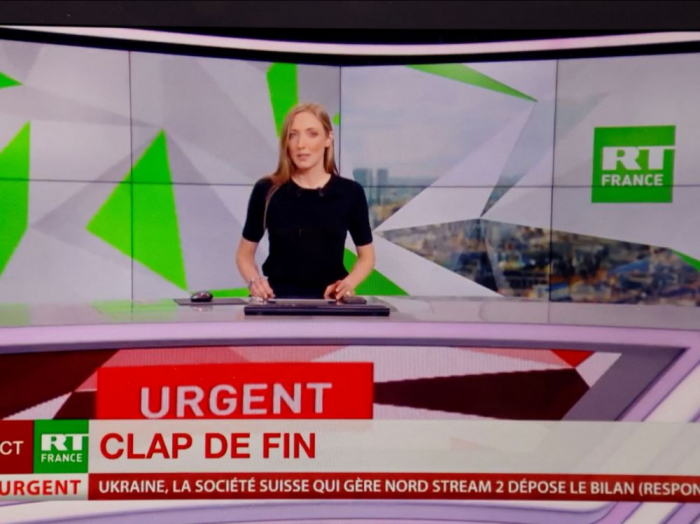  “RT France” telekanalı  bağlanıb 