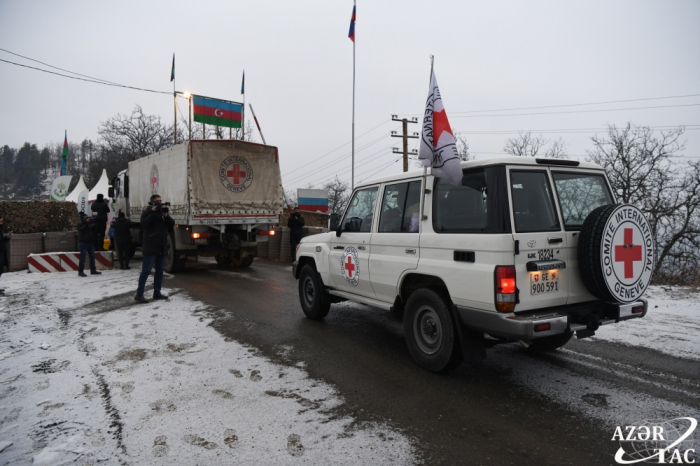   Four ICRC vehicles drove to Lachin without hindrance  