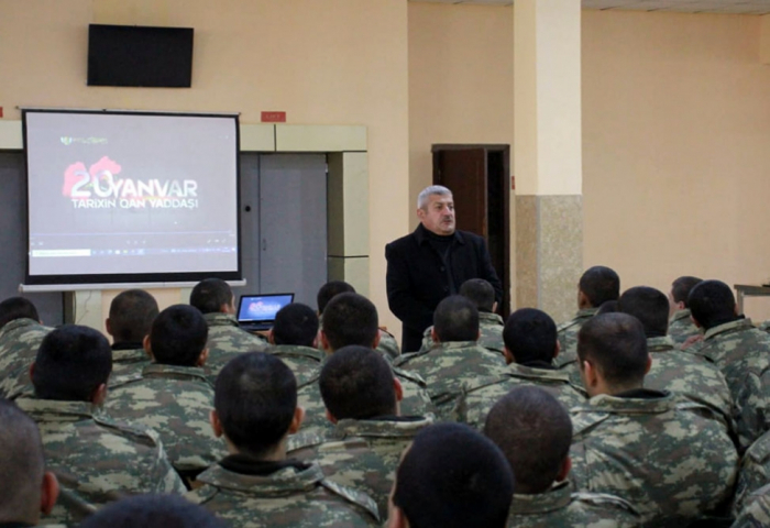   Series of events held in Azerbaijan Army on anniversary of 20 January tragedy  
