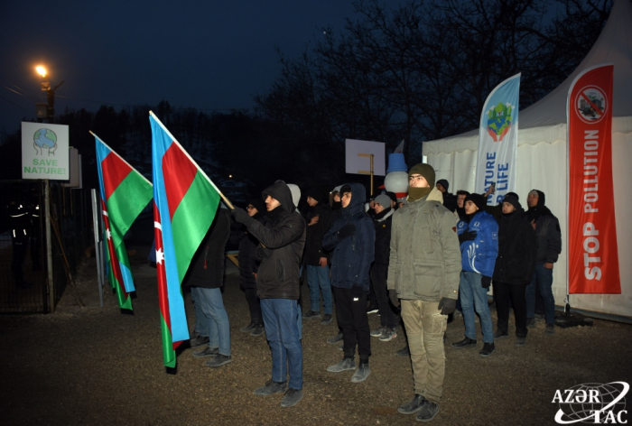   Peaceful protests of Azerbaijani eco-activists on Lachin–Khankendi road enter 51st day  
