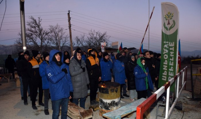   Les manifestations sur la route Latchine-Khankendi se poursuivent depuis 25 jours  