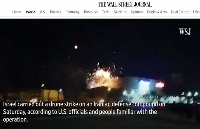    "İsrail İrana zərbələri ilə məqsədinə nail olub" -    Wall Street Journal      