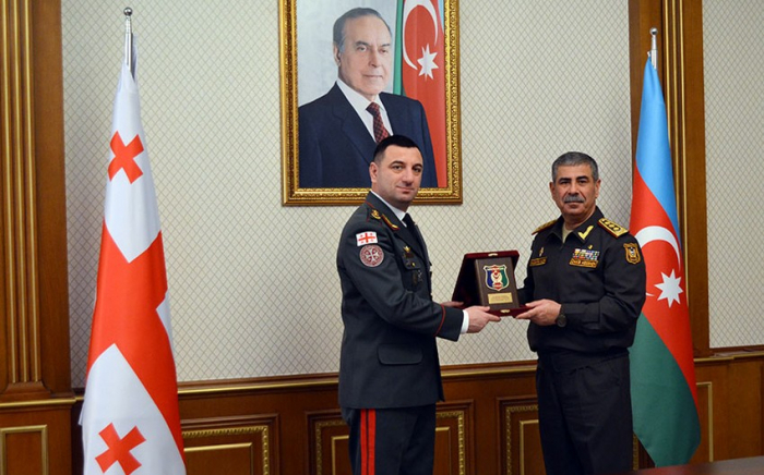    Zakir Həsənov Giorgi Matiaşvili ilə görüşüb    