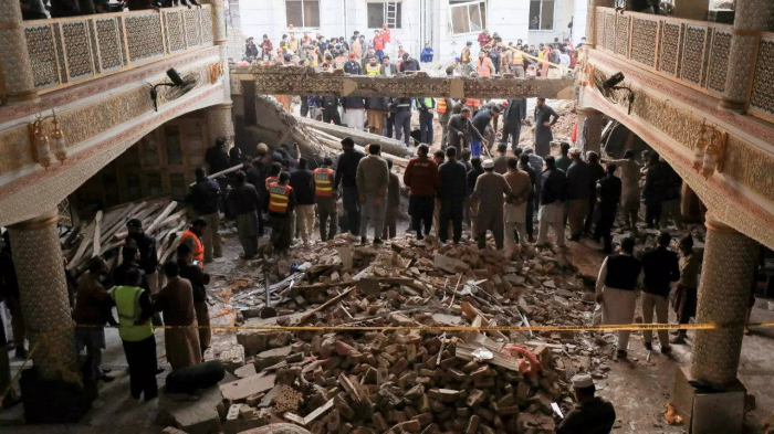   Death toll rises in Peshawar mosque bombing -   NO COMMENT    