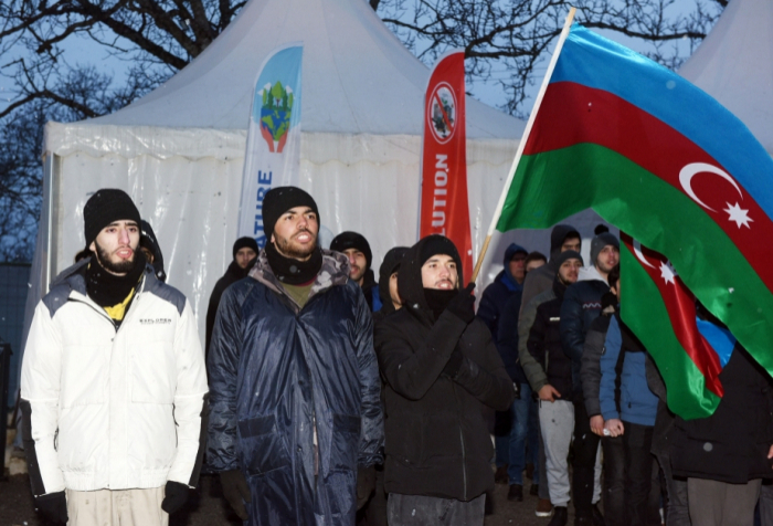 La manifestation pacifique des éco-activistes azerbaïdjanais sur la route Latchine-Khankendi entre dans sa 54e journée