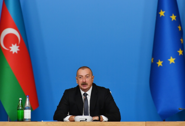   Präsident Ilham Aliyev:  Aserbaidschan und Rumänien werden als strategische Partner gemeinsame Schritte in enger Abstimmung im Bereich der Energiesicherheit unternehmen 