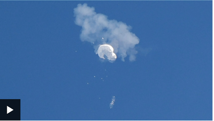 US searches for wreckage of suspected Chinese spy balloon
