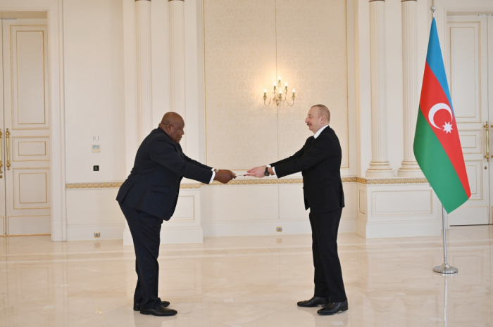 President Ilham Aliyev receives credentials of incoming ambassador of Congo