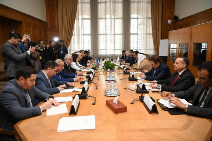 Speaker of Azerbaijani Milli Majlis holds meeting with President of Arab Parliament