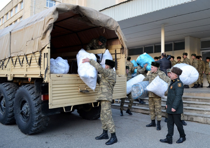 Azerbaijan’s Defense Ministry sends humanitarian aid to Türkiye