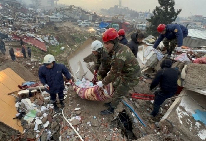   Azerbaijani rescuers pull 45 people alive from quake rubble in southern Türkiye  