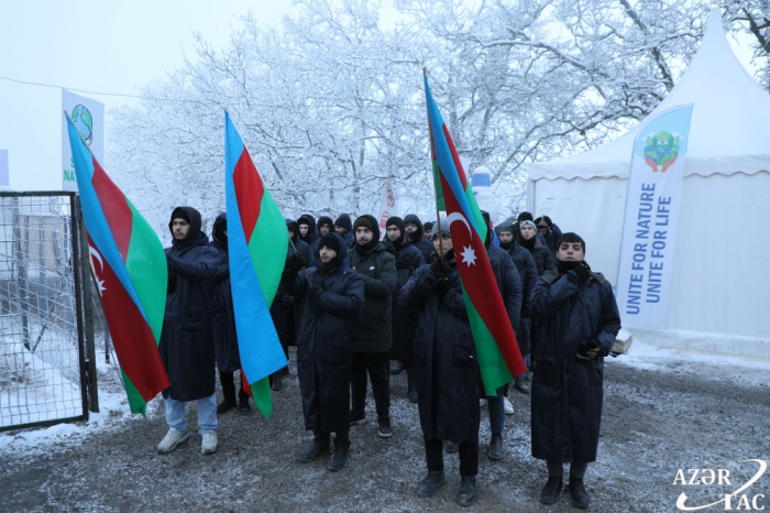   Peaceful protests of Azerbaijani eco-activists on Lachin–Khankendi road enter 62nd day  