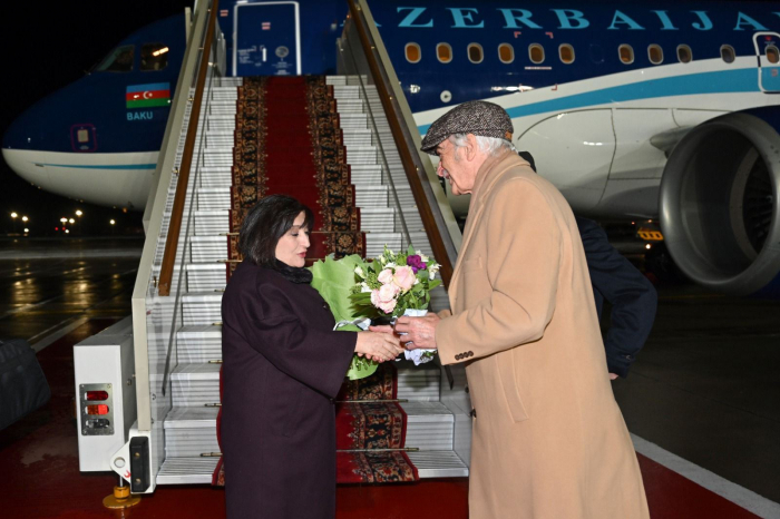 Azerbaijani parliament speaker arrives in Russia on official visit