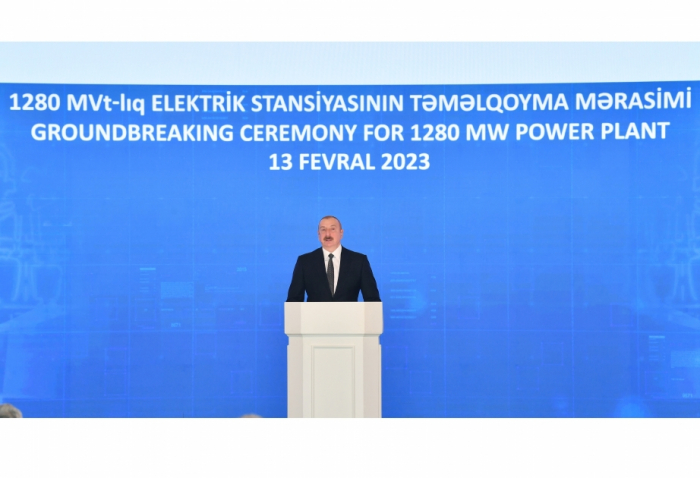   President: New power station will be built using domestic resources of Azerbaijan  