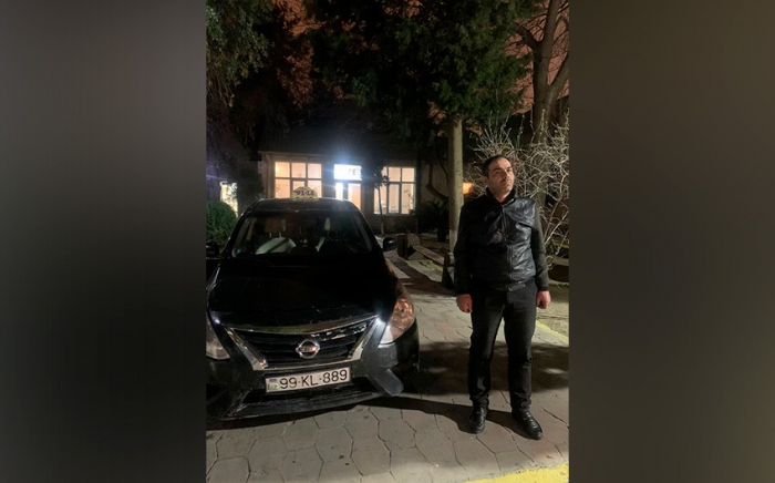 Bakıda narkotik aludəçisi olan taksi sürücüsü həbs olunub  
